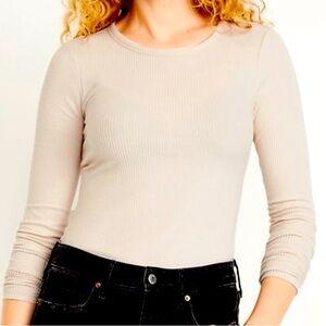 Old Navy Long Sleeve Ribbed Sweater Tee